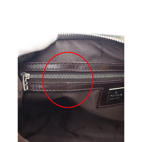 Fendi Zucca Pattern Semi Shoulder Bag Brown - Picture 4 of 6